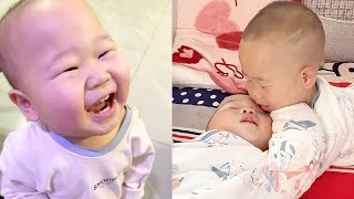 【超萌双胞胎】快点起床一起玩吧!【西西和柚柚呀】#cutebaby #funny #萌娃 #搞笑 #双胞胎