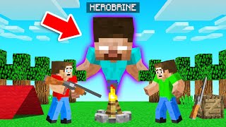 HUNTING For HEROBRINE In MINECRAFT