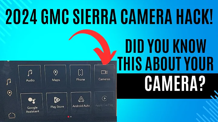Unlocking Hidden Camera Features: 2024 GMC Sierra Hack!
