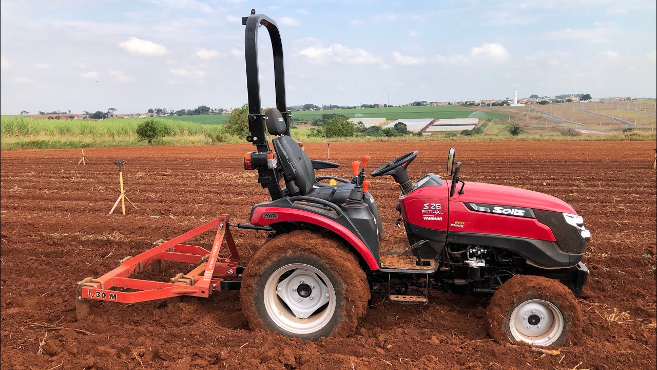 TESTANDO O SUBSOLADOR DE 5 HASTES NO YANMAR SOLIS 26!