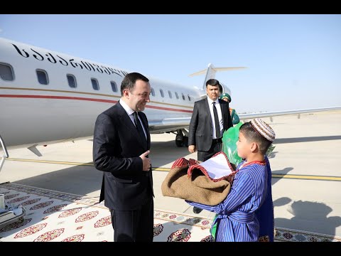 ირაკლი ღარიბაშვილის ვიზიტი თურქმენეთში დაიწყო