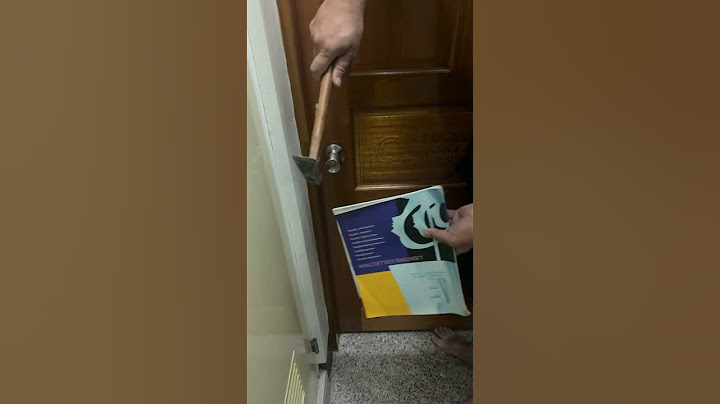 教大家如果房間門反鎖怎麼把鎖打開，要喇叭鎖才可以喔（請勿拿來當犯罪行為）