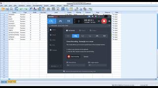 Data Entry and Data Analysis Using SPSS