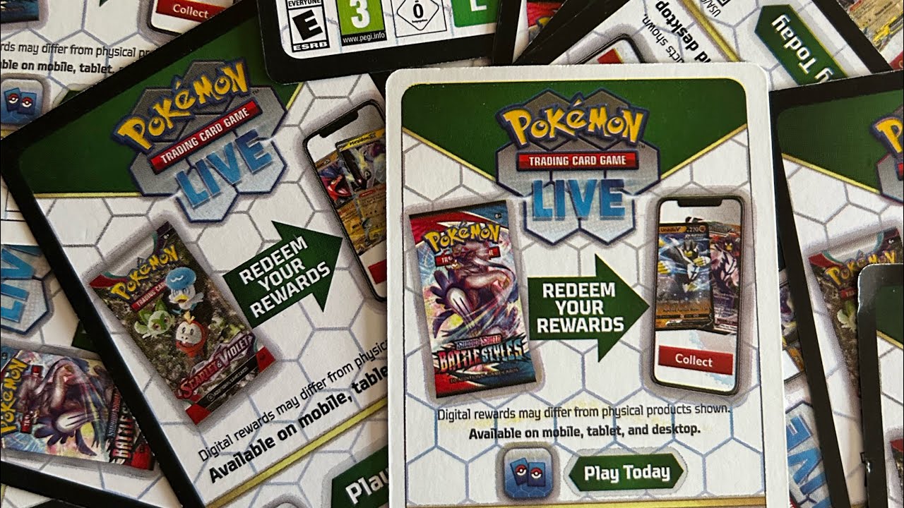 Pokémon Code Cards! - YouTube