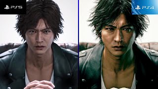 Judgment | PS4 vs PS5 Remaster - Side by Side Comparison! (JUDGE EYES 死神の遺言 PS4とPS5違い)
