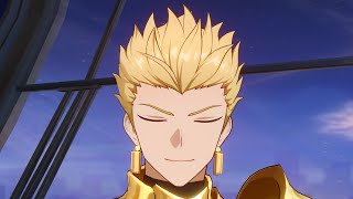 Gilgamesh bullying Gepard with Mortenax Blade as the hype man