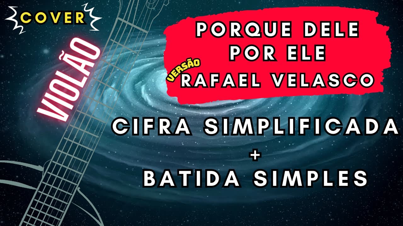 COVER Louvor PORQUE DELE POR ELE com cifra e batida simplificadas louvor porquedeleporele