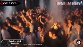 sexy nude girl dancing with dj mucis in hotel