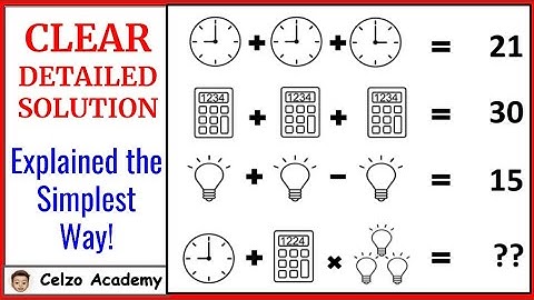 Clock Calculator Bulb Puzzle- Viral Puzzle Answer l Clock Calculator and Light Puzzle Answer