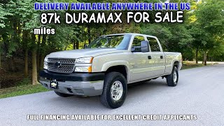 6.6 Duramax For Sale: 2005 Chevy Silverado 2500HD 4x4 Diesel With Only 87k Miles
