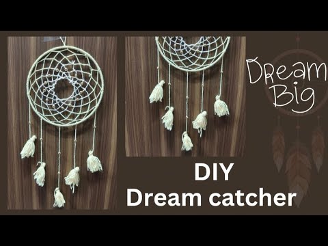 DIY Dream catcher | step by step tutorial to make dream catcher | Wall ...