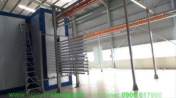 Thi công dây chuyền sơn tĩnh điện - Công ty Nguyên Khang - 0909603074