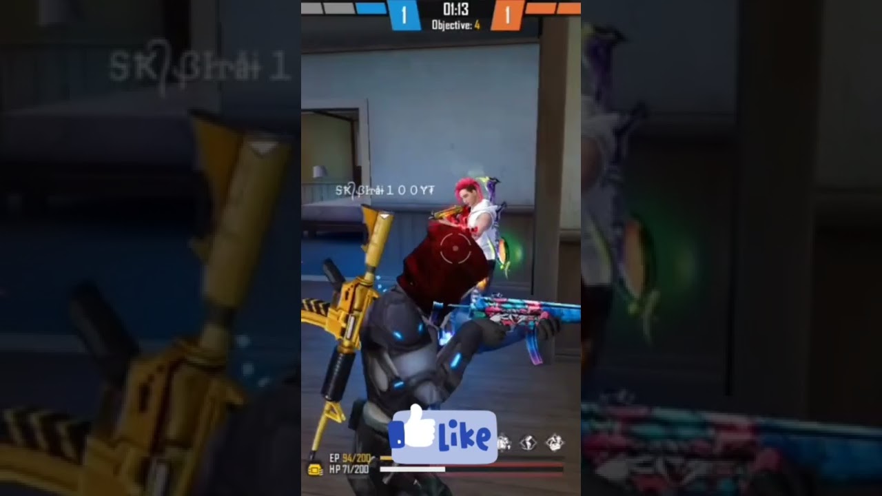 Free fire gaming with Sk Bhai100 Cs Rank Heroic lobby gameplay garena free fire 🔥🔥 vedios 🔥 clip ❤️