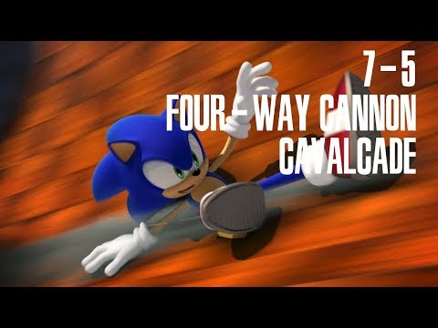 Sonic Generations | Challenge Act 7-5 (Modern): Four-Way Cannon Cavalcade (S Rank)