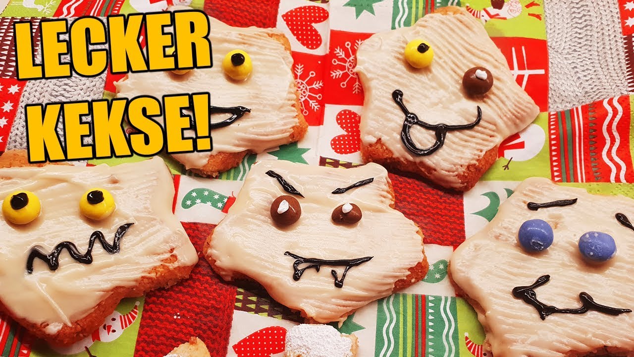 WIR BACKEN LUSTIGE WEIHNACHTSKEKSE! [Deutsch/HD] - YouTube