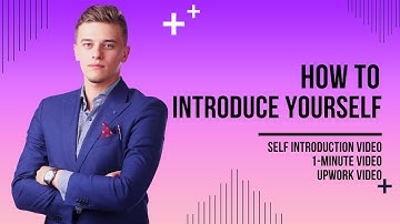 How to introduce yourself as a freelancer | Data entry job introduction video | Upwork profile video