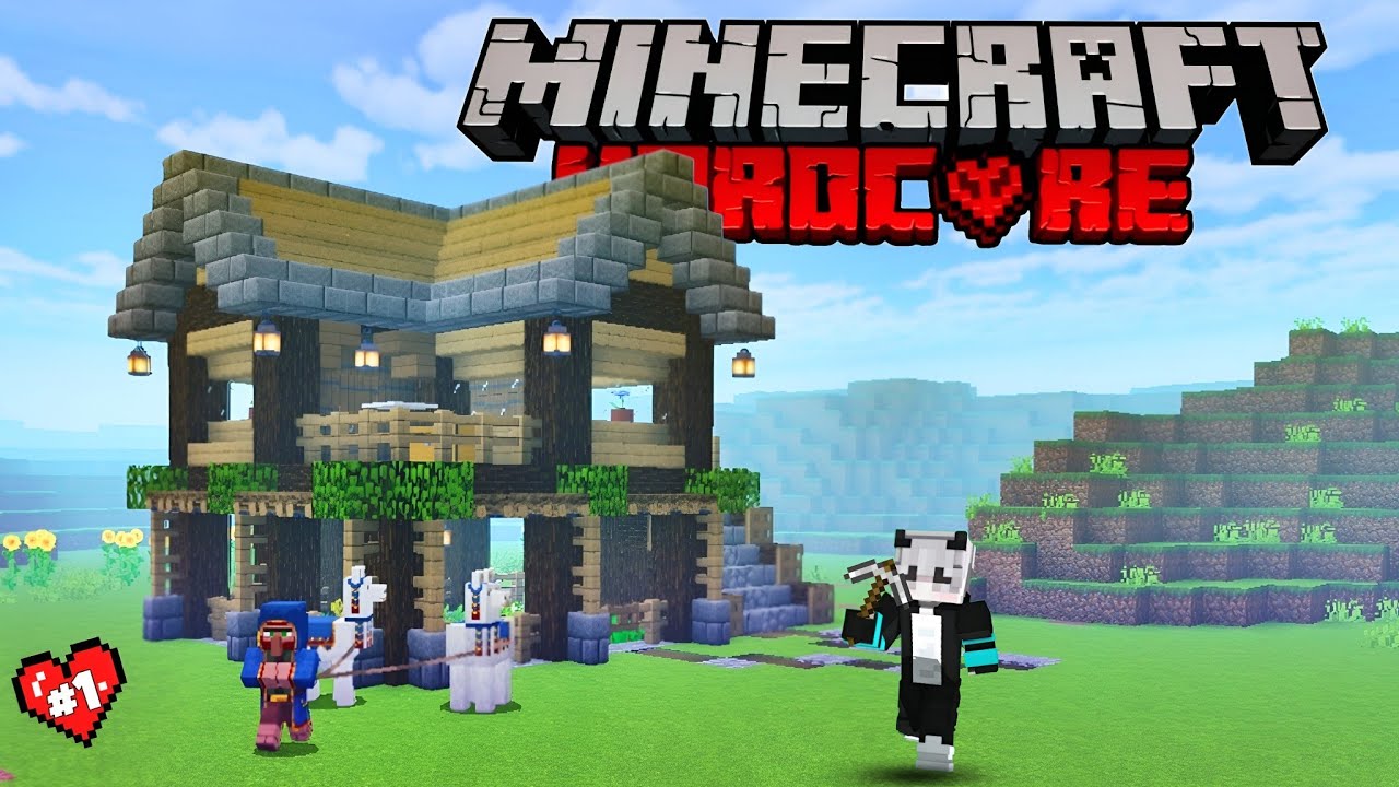 Again "EPIC" PE Minecraft hardcore series🔥 // PE Minecraft Survival series EP-1👌🏻 [HINDI]