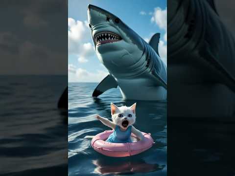 القط سيمو وبنته بسبوسة أنقذها من الموت في آخر لحظة Ai Cat Shorts