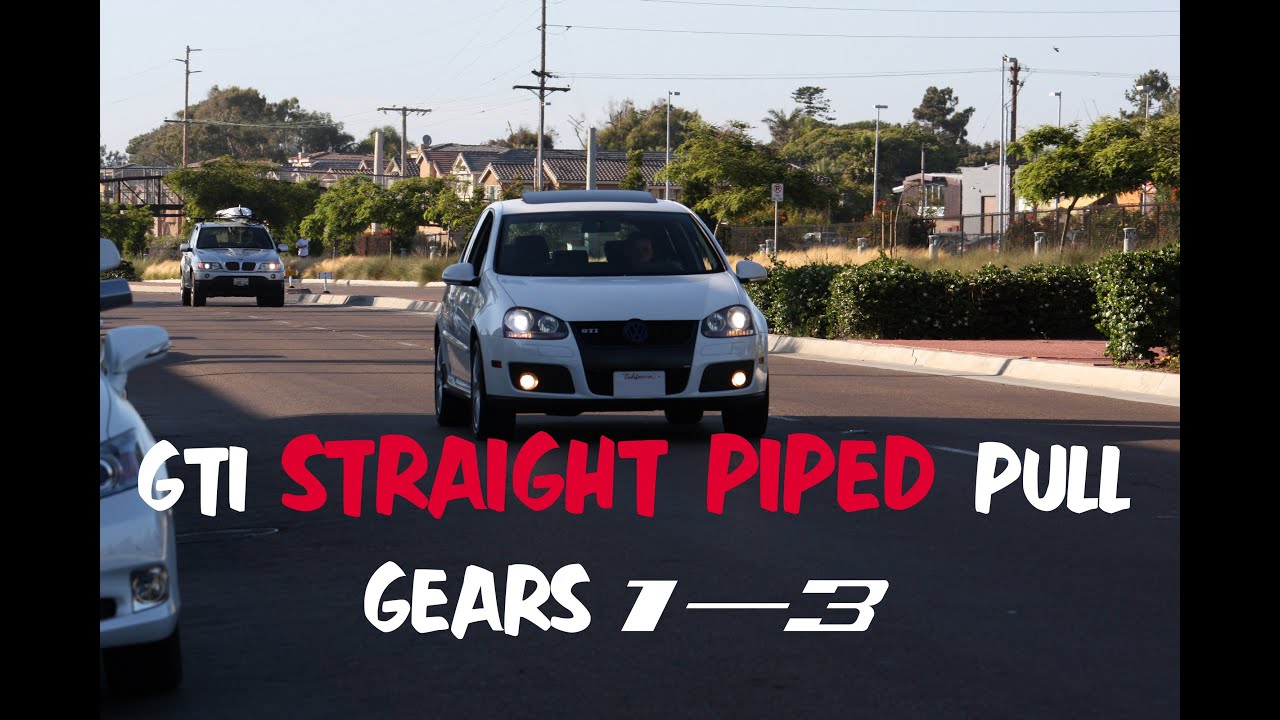VW GTI Straight Piped LOUD Pull