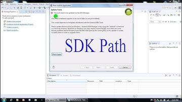 Setting SDK Path in Eclipse