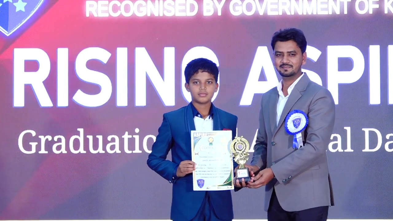 Prize Distribution, Annual Day 2025-26, Aspire International School, Davanagere