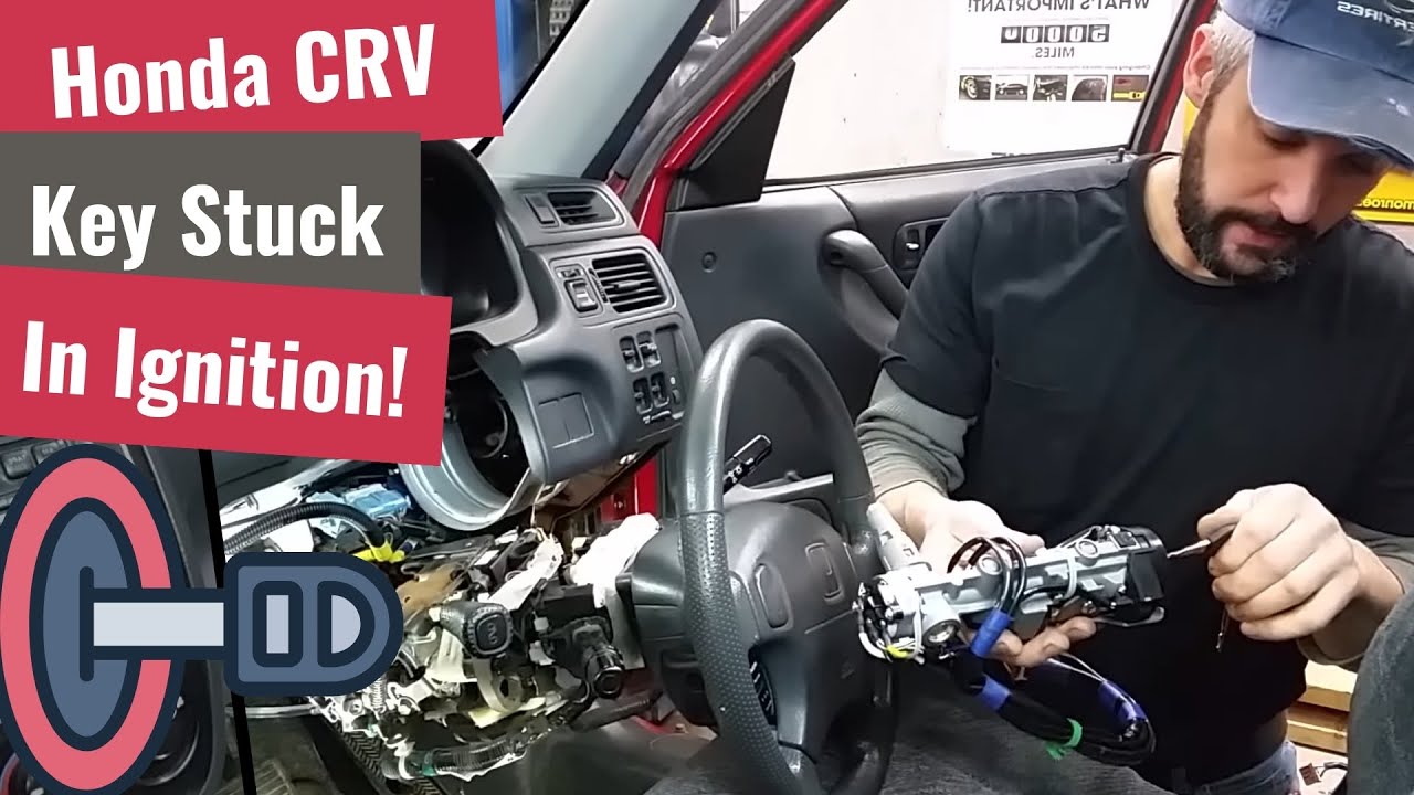 Key Stuck In Ignition Won't Turn Off - Honda CRV - YouTube