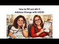 AR-11 Change of Address