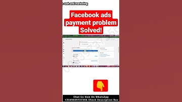 Facebook ads payment Declined problem Solve , pay for fb ads in Nigeria