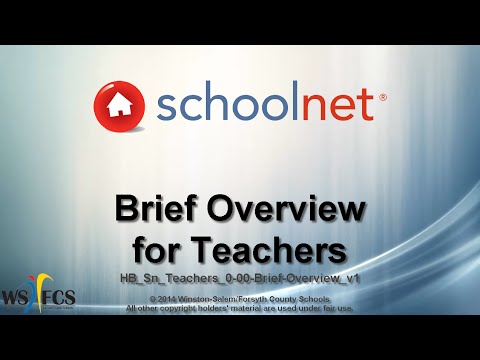 Schoolnet for Teachers: a General Overview