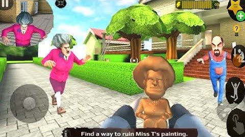 Scary Teacher 3D_New updater-New fun video everyday , gameplay walkthrough  part 73 ( android, ios)