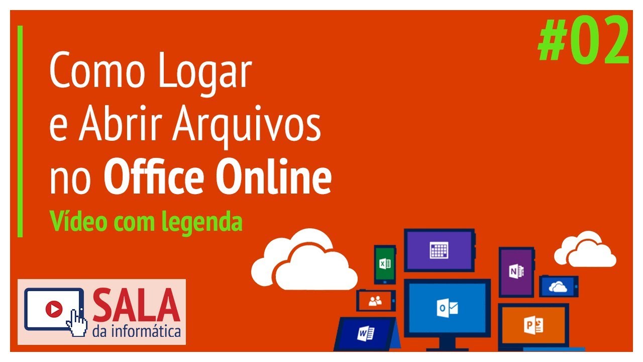 Como logar e abrir arquivos no Office Online - YouTube