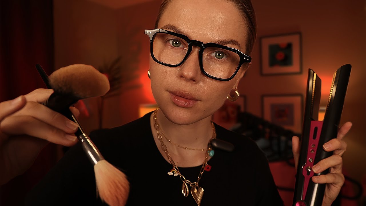 ASMR Celebrity Backstage Roleplay ✨ Haircut, Makeup & Jewelry