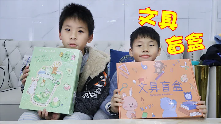 超大盒的文具盲盒，能开到好多文具，就是不太实用呀Stationery blind box【希乐同学】 - 天天要闻