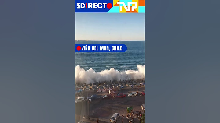 Fuertes marejadas en Viña del mar | EN DIRECTO