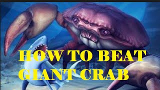 how to defeat giant crab in Hungry Shark Evolution screenshot 5