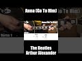 Anna Go To Him The Beatles Arthur Alexander Guitar chords #Shorts