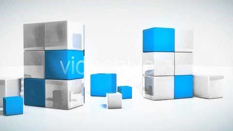 After Effects Project Files - Dual Cubes Display - VideoHive