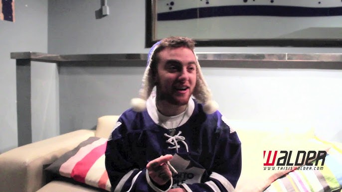 rappers wearing hockey jerseys on X: .@MacMiller wearing a Mighty