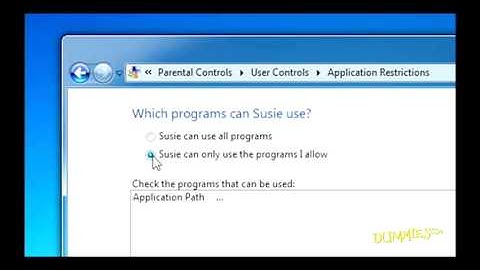 How to Set Up Parental Controls in Windows 7 For Dummies