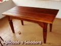 Revitação de móvel - Mesa de madeira