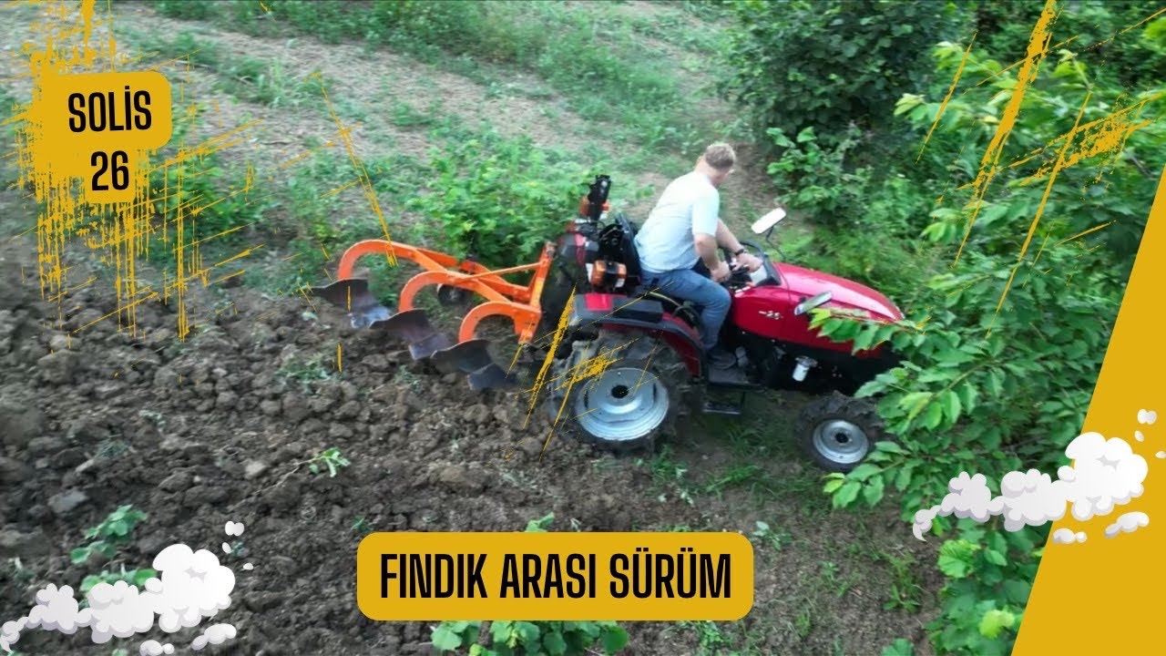 SOLİS 26 PLOWING FIELD WITH TRACTOR | PULLUK TARLA SÜRÜMÜ | PULLUK KULLANIM | AYARLARI