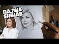 Wow, cara menggambar NAJWA SHIHAB sangat mudah