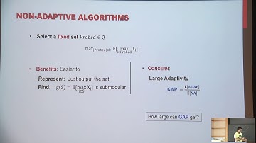 Discrete Optimization Under Uncertainty - Sahil Singla