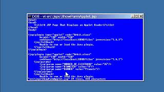 10jspLesson6 An Applet with Parameters in a JSP