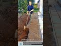 Practical Trenching Shovel tool for Landscaping Work #tools