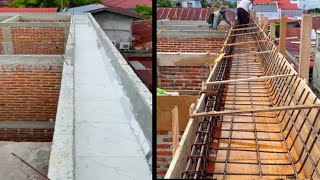 Cara buat talang cor beton rumah yang rapi,!