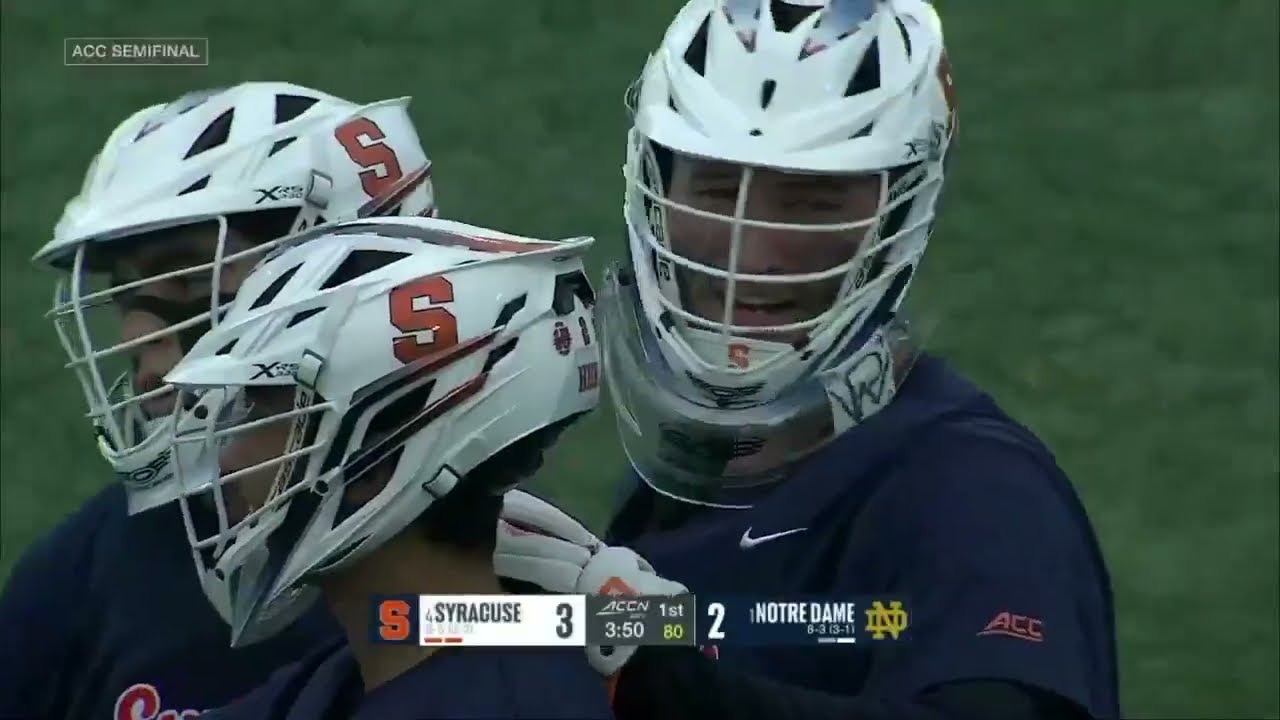 Syracuse vs Notre Dame  ACC Semi Final College lacrosse 2025