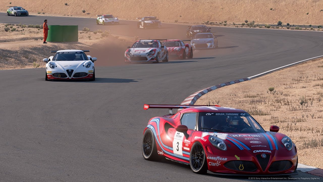 Gran Turismo™SPORT Daily Race 1119 Willow Springs Alfa Romeo 4C GT4 ...