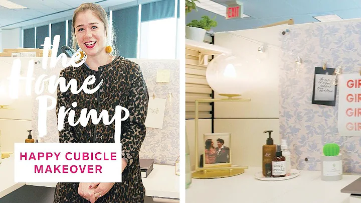 Cubicle Makeover | How To Create A Happier And More Productive Workspace | The Home Primp