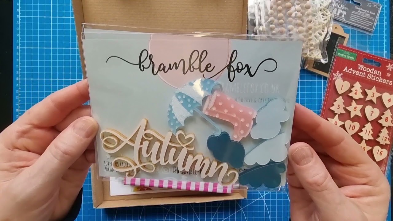 UK Scrapbooking haul / The Range / Bramble Fox / Fox Box / Scrapbooking / Craft / Stash / Craft Room